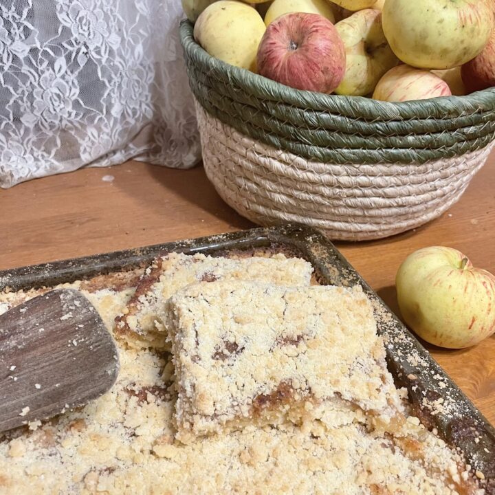 Apples and pie.